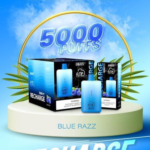 fume-recharge-disposabe-vape-blue-razz-1-pack-smoking-vibes