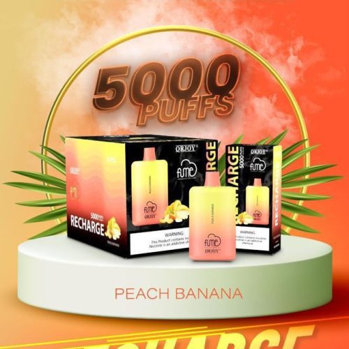 fume-recharge-disposabe-vape-peach-banana-1-pack-smoking-vibes