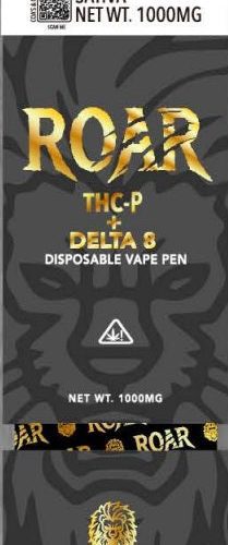 Roar 1000mg THC-P + Delta 8 Disposable Vape - 1 Pack - Smoking Vibes