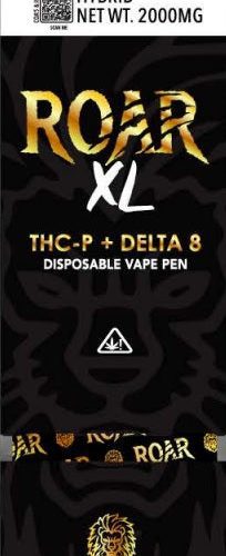 Roar XL 2000mg THC-P + Delta 8 Disposable Vape - Smoking Vibes 