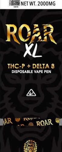 Roar XL 2000mg THC-P + Delta 8 Disposable Vape - Smoking Vibes 