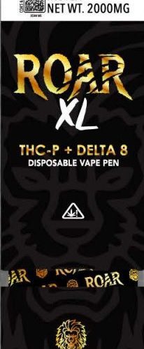 Roar XL 2000mg THC-P + Delta 8 Disposable Vape - Smoking Vibes 